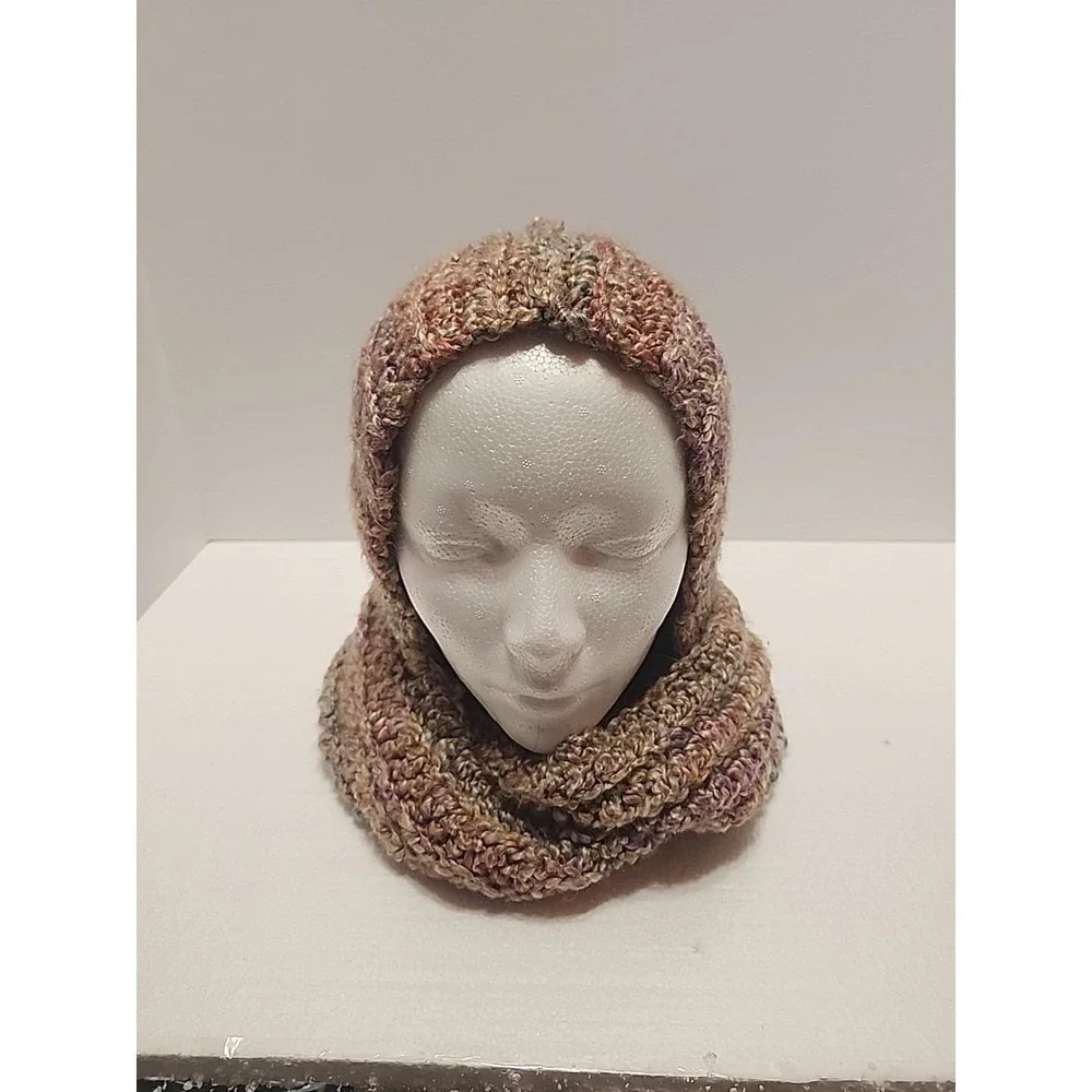 New Homemade Hood Scarf Crocheted Handmade Adult‎ Size
